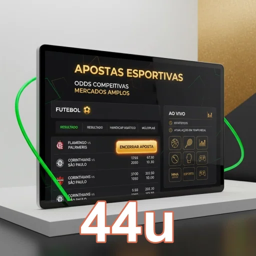 Ilustração de Explore Jogos VIP na 44u com Pagamentos Rápidos e Seguros
