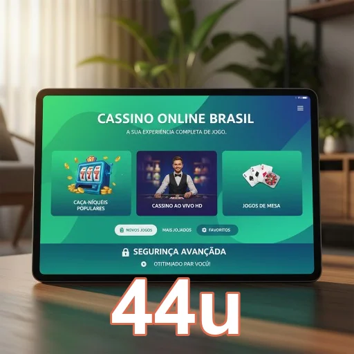 Ilustração de Explore Jogos VIP na 44u com Pagamentos Rápidos e Seguros